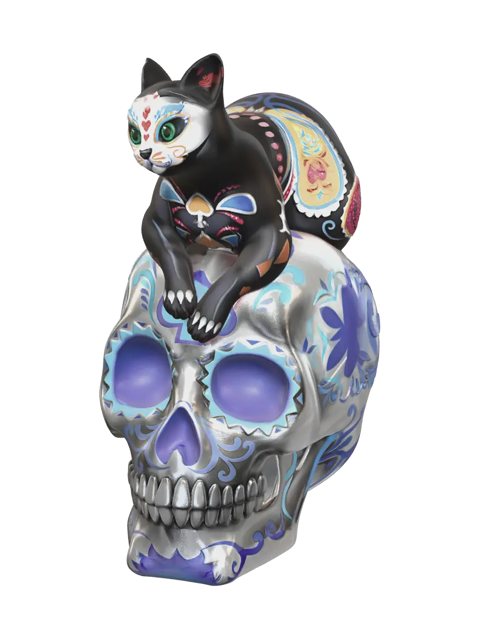 cat skull
