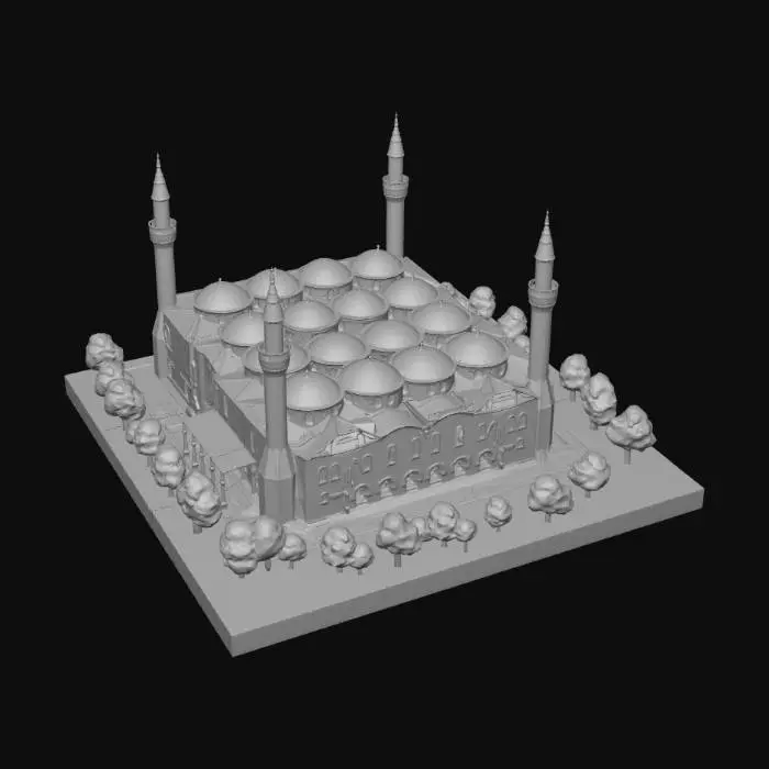 3D model for Ottoman Architecture Mosque