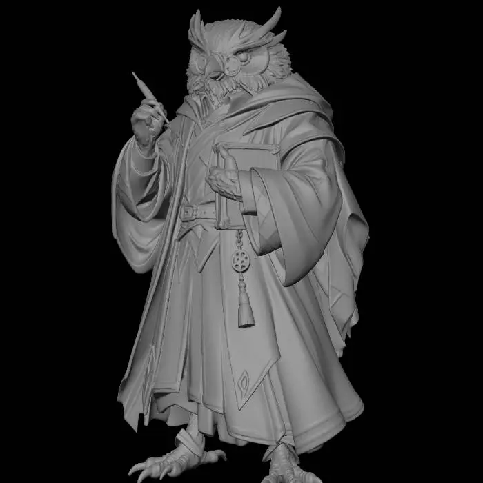 3D model for The Archmage Owl