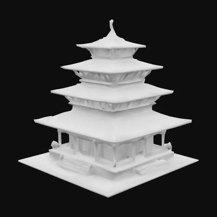 3D model for Pagoda Splendor