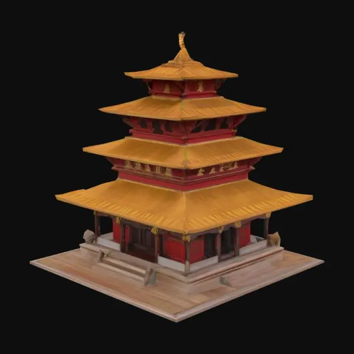 3D model for Pagoda Splendor