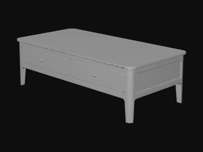 3D model for Solid Oak wooden Coffee Table