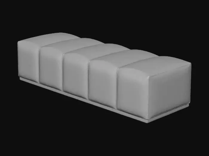 3D model for Sleek Serenity Sofa