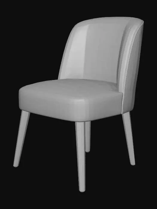 3D model for Beige Comfort Chair
