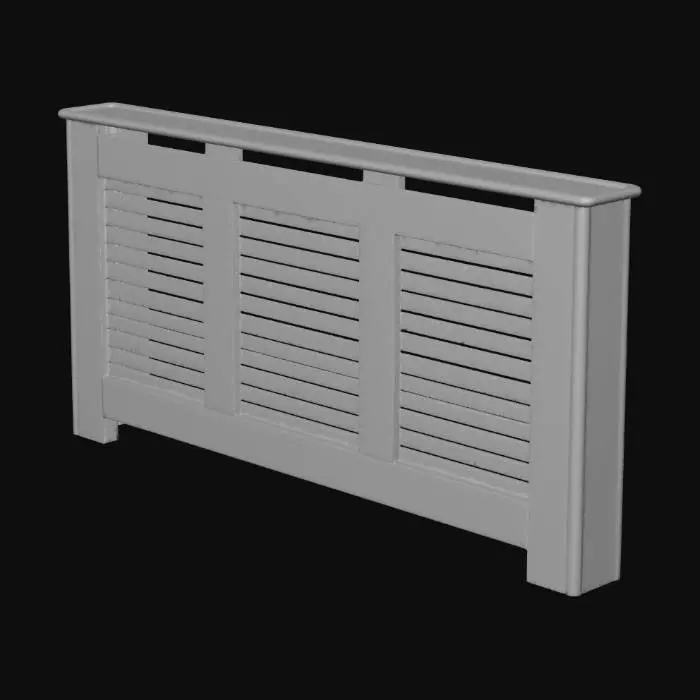 3D model for Solid Oak Radiator Cover