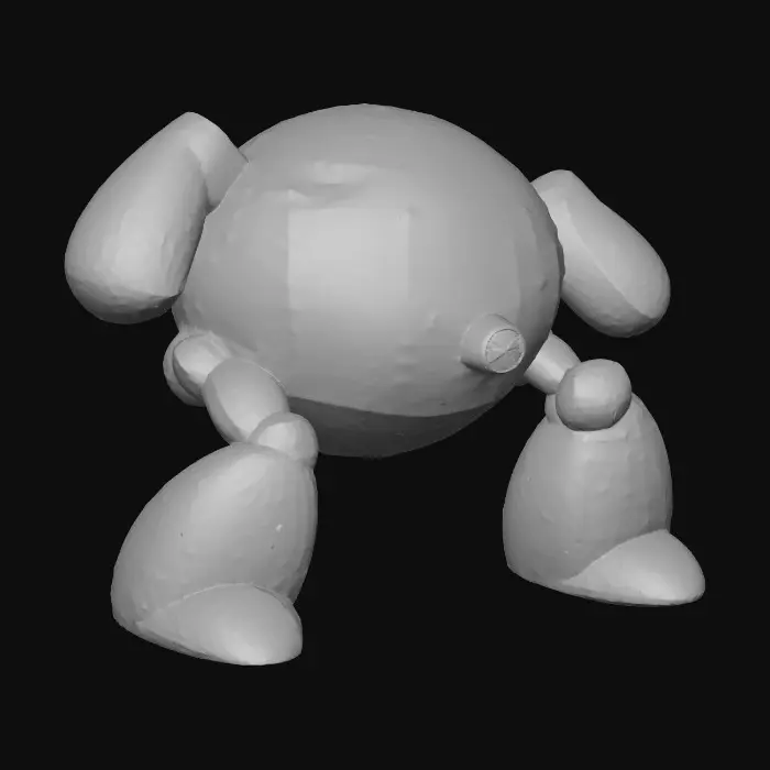 3D model for Green Cactus Alien (Design belongs to Xavierpokedexart)