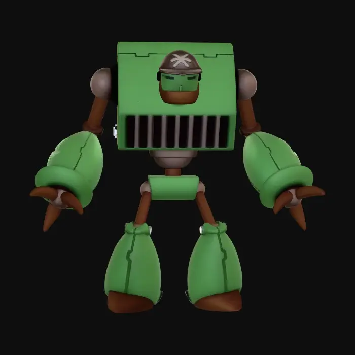 3D model for Green Solar Robot