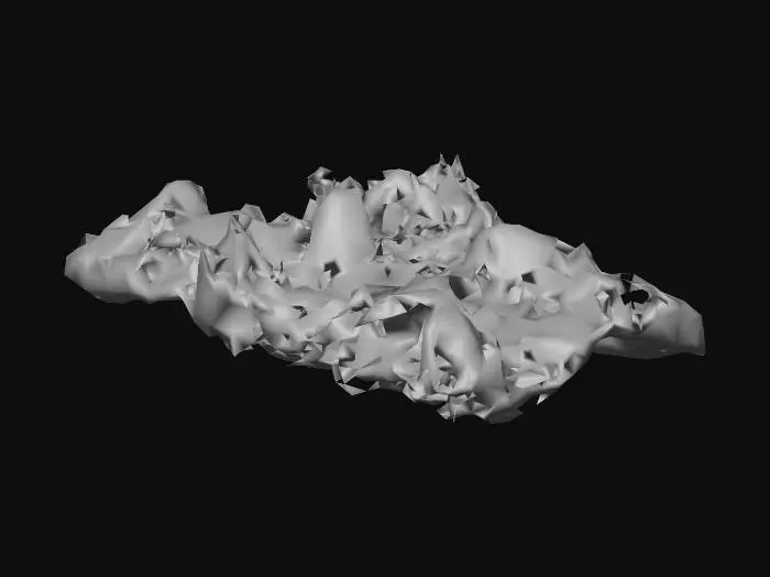 3D model for A golden nebula on a black sky