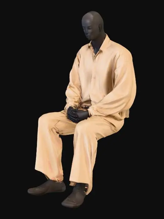 3D model for Contemplative Figure