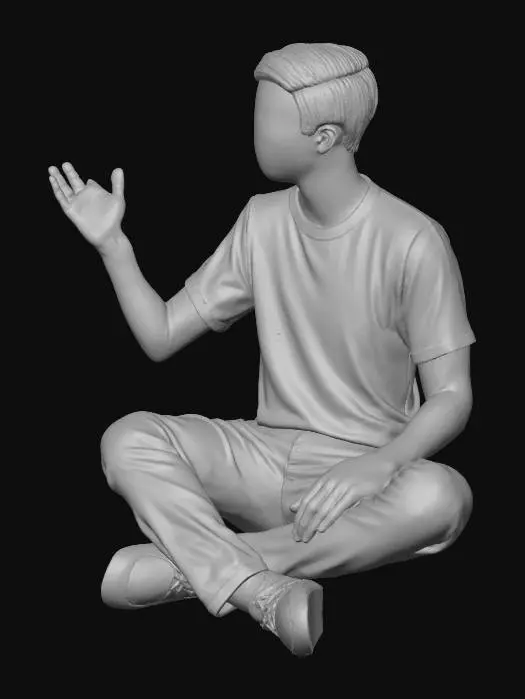 3D model for The Thinker