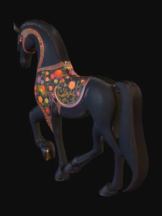 3D model for black egyptian arab