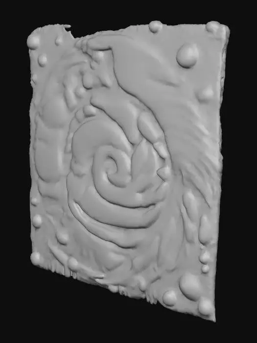 3D model for vibrant spiral