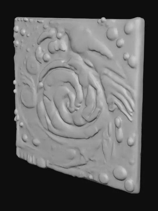 3D model for vibrant spiral