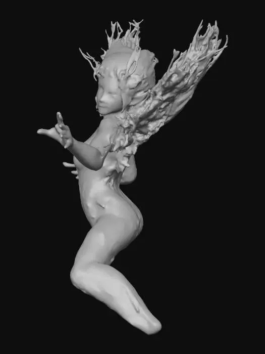 3D model for zentangle fae