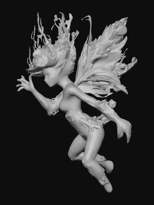 3D model for purple fae 2