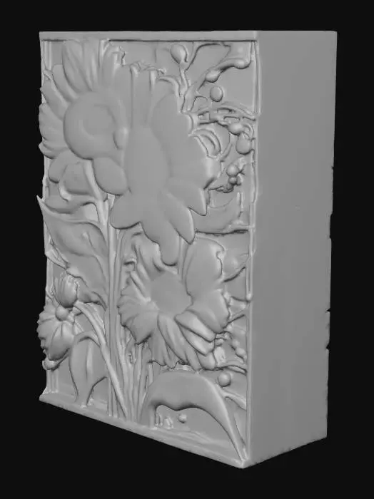 3D model for Vibrant Blooms