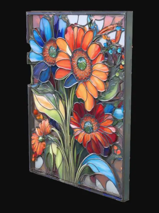 3D model for Vibrant Blooms