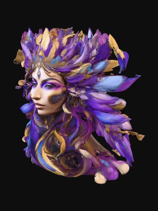 3D model for Enchanted Plumage