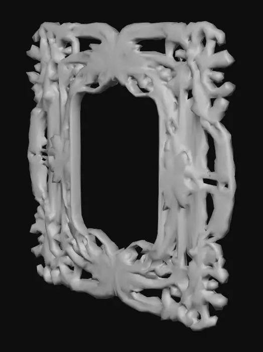 3D model for Baroque frame