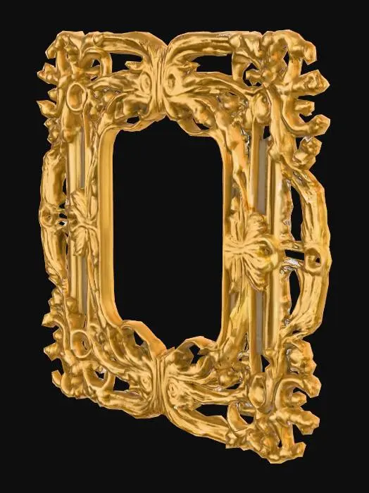 3D model for Baroque frame