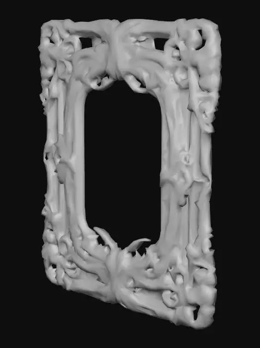 3D model for Baroque frame
