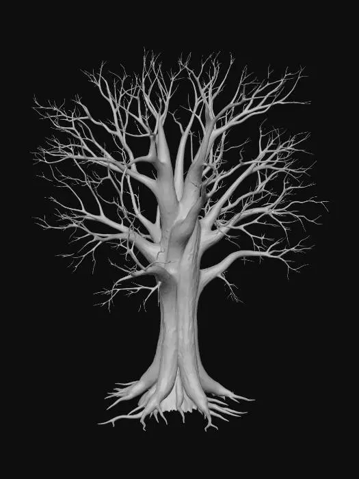 3D model for Winter Tree