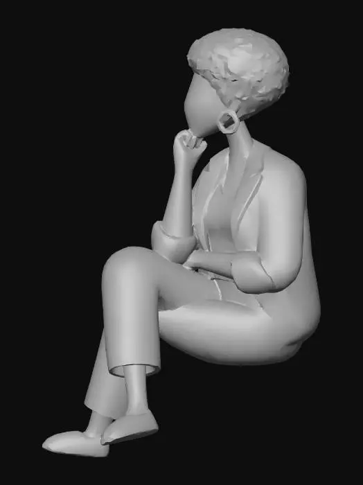 3D model for Contemplation in Color