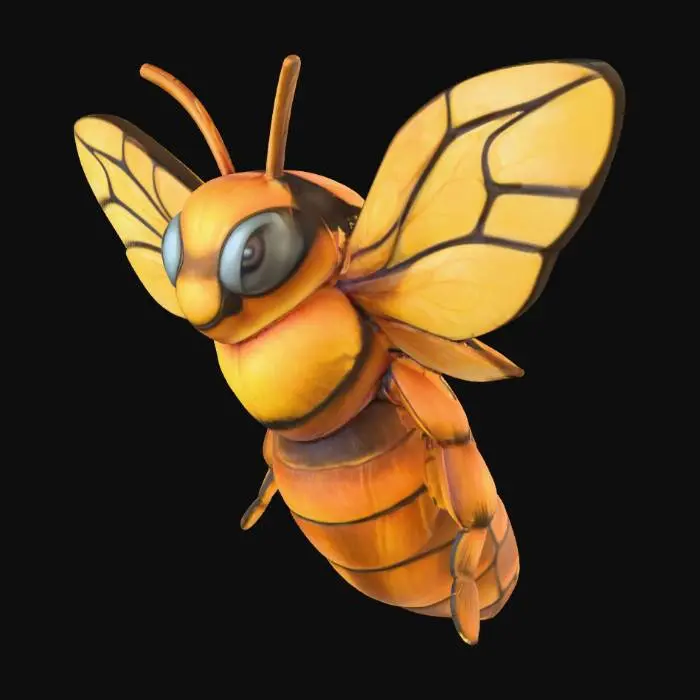 3D model for Vibrant Honeybee