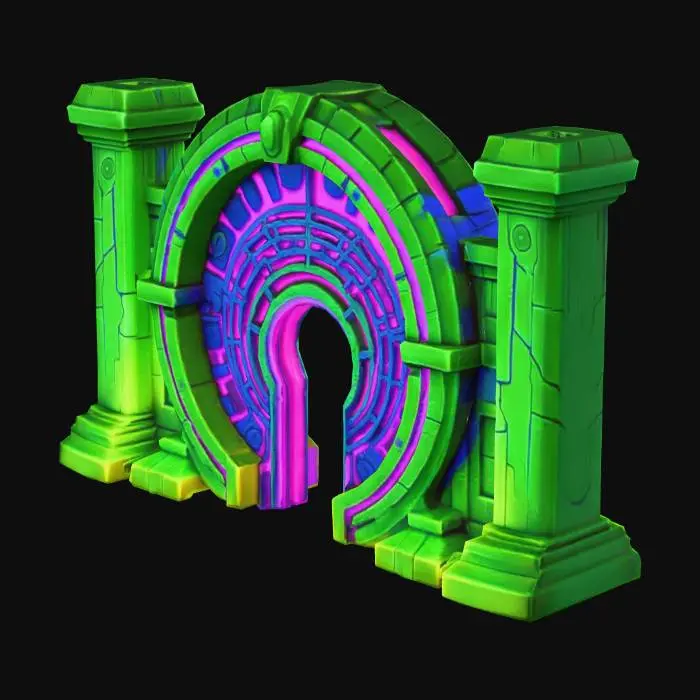 3D model for Time Portal Gateway