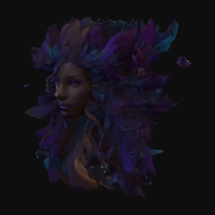 3D model for Enchanted Plumage