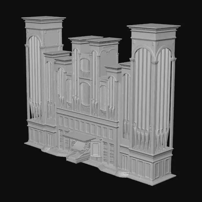 3D model for Grand Pipe Organ