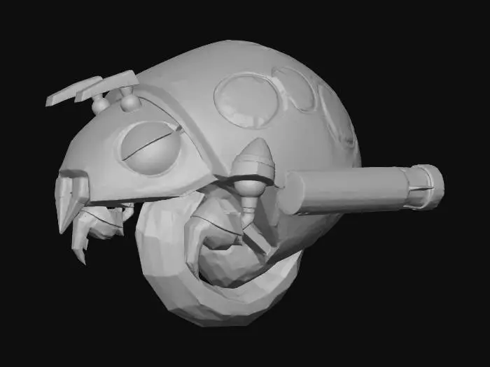 3D model for Mecha-Ladybug Roller