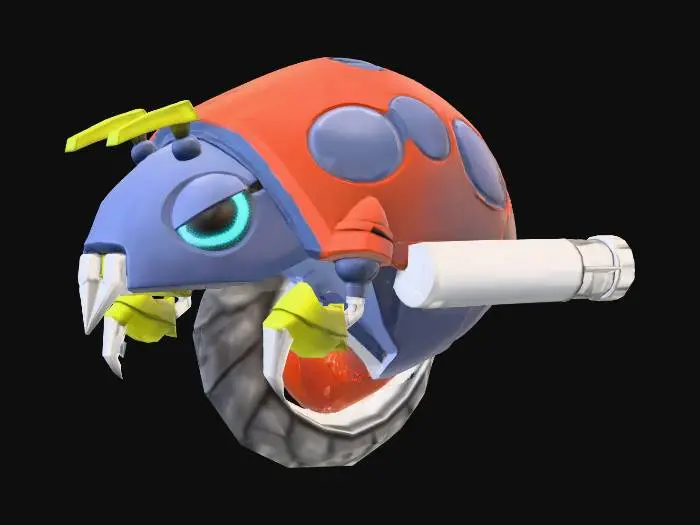3D model for Mecha-Ladybug Roller