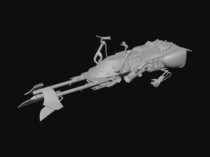 3D model for Speeder Bike