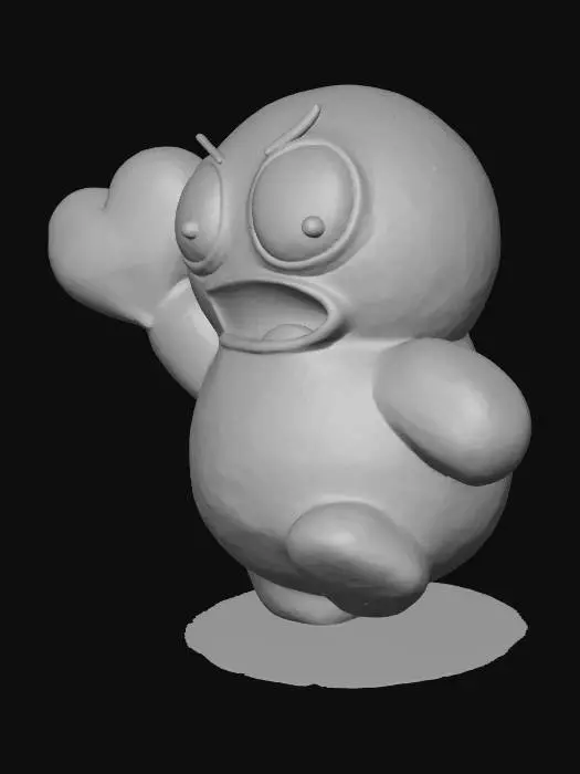 3D model for Heartful Bean Character