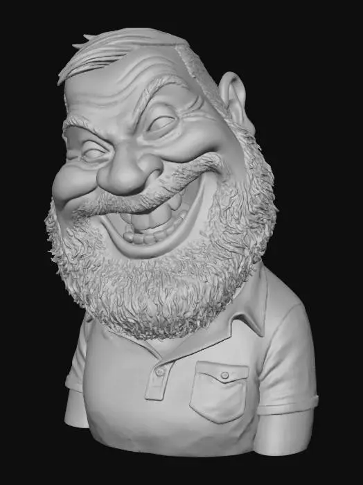 3D model for Cheerful Caricature