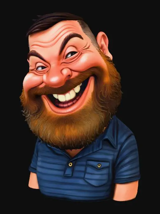 3D model for Cheerful Caricature