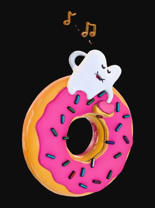 3D model for Tooth and Donut Melody
