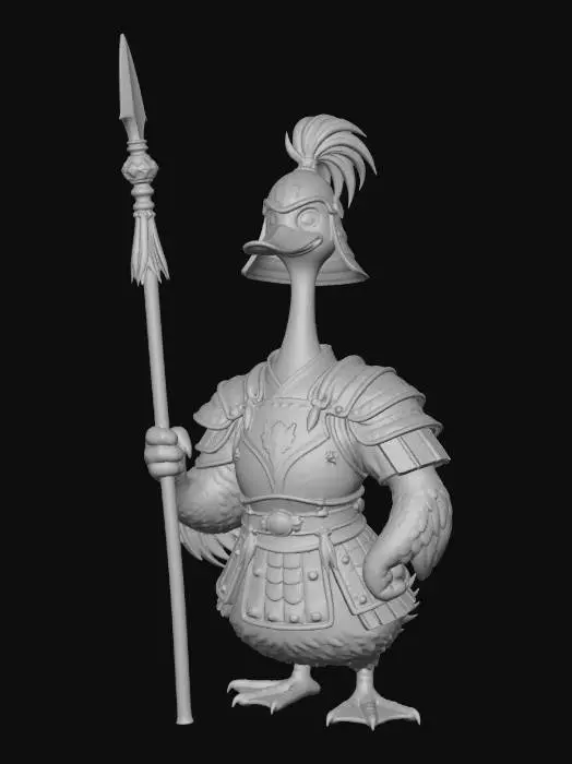3D model for Duck Legionnaire