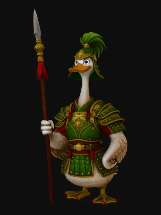 3D model for Duck Legionnaire