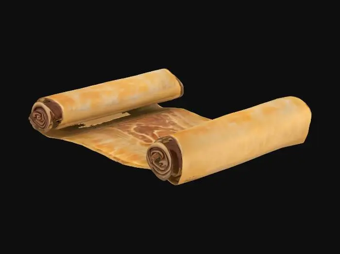 3D model for Ancient Scroll