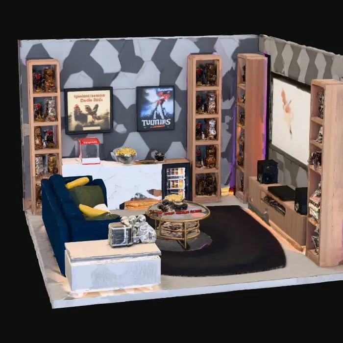 3D model for Home Theater Haven
