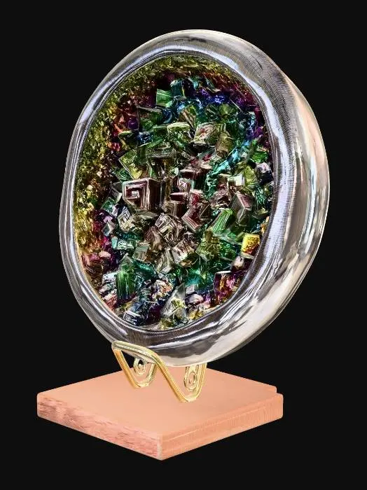 3D model for Iridescent Crystal Orb on Stand