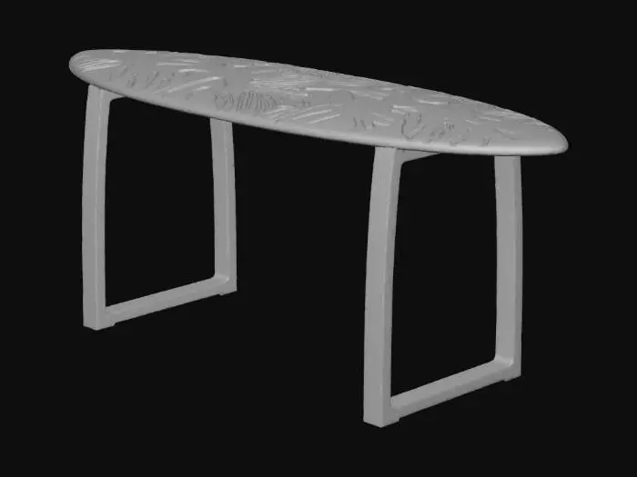 3D model for Tropical Surf Table