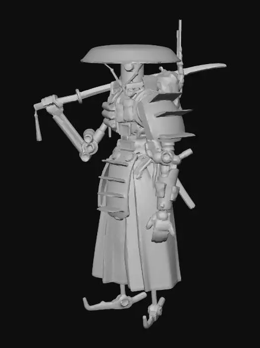 3D model for Samurai Bot