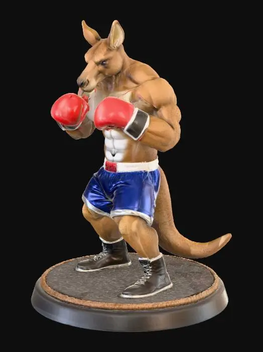 3D model for Boxing Roo Champion