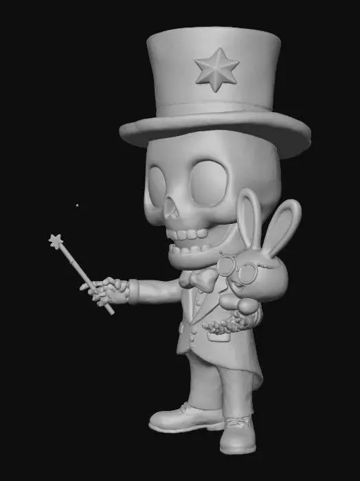3D model for Magic Skeleton Show