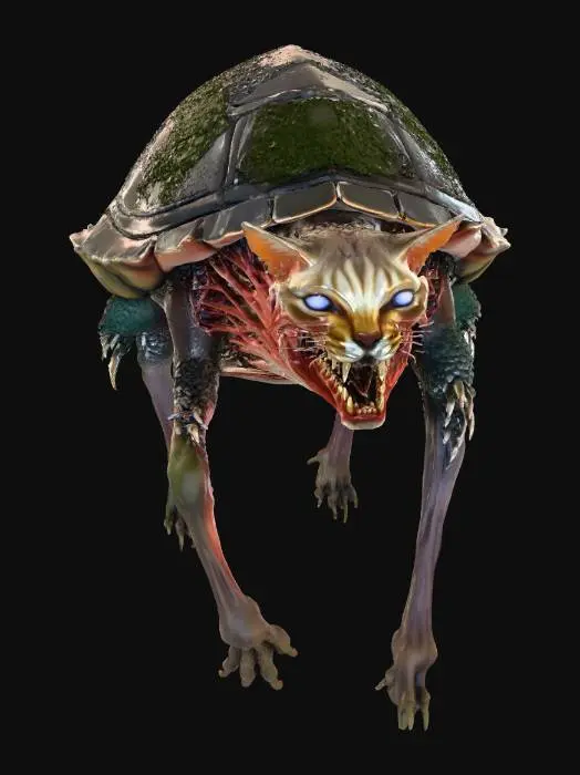 3D model for Mistwalker Beast