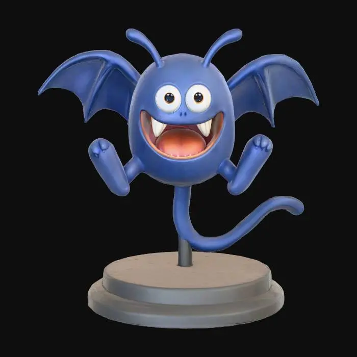 3D model for Blue Bat Buddy