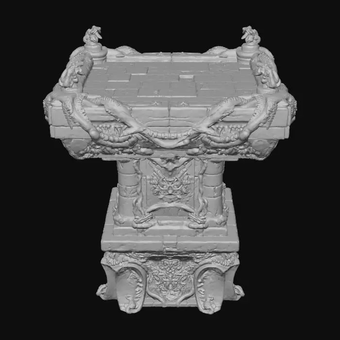 3D model for Forgotten Chessboard in the Jungle